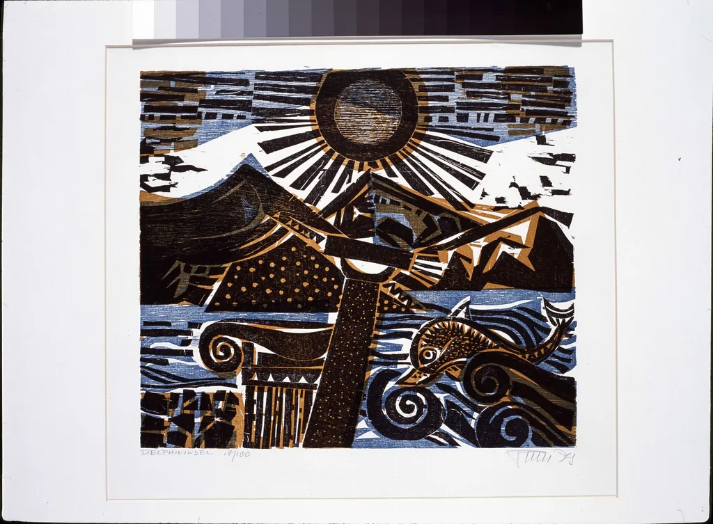 Το νησί των Δελφών (Delphininsel), by Alfred Pohl, 1979