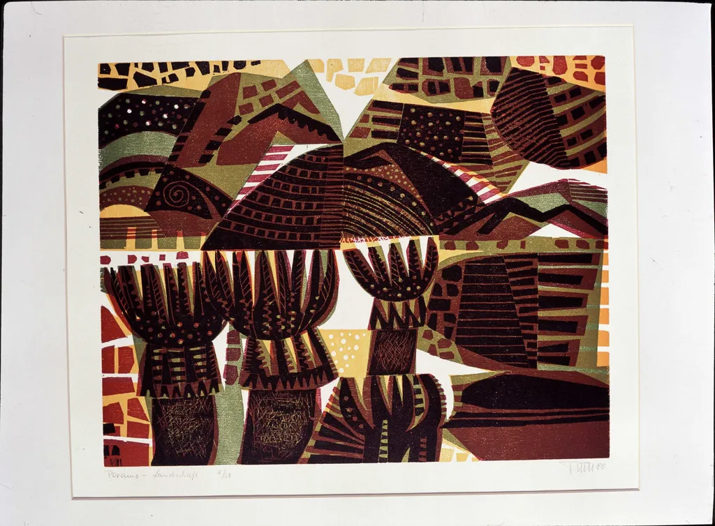 Ιδανικοί αρχαιολόγοι - τοπίο (Idealle Archäologen- Landshaft), by Alfred Pohl, 1980