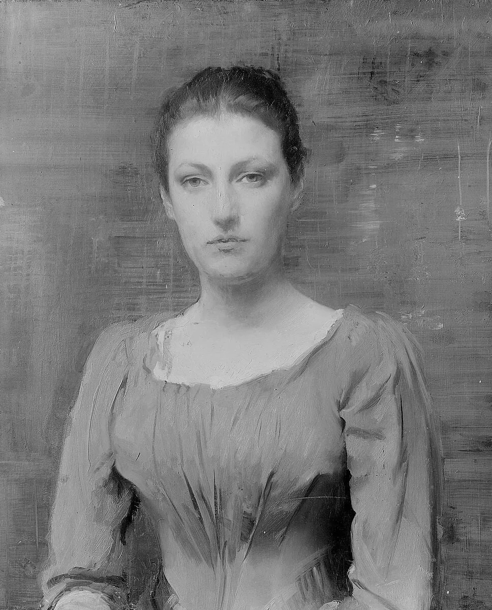 Mrs. Alfred Q. Collins, by Alfred Q. Collins, oil, 1894