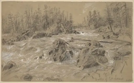 Dalles of St. Louis, by Alfred R. Waud