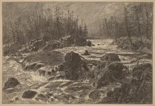 Dalles of the St. Louis, by Alfred R. Waud