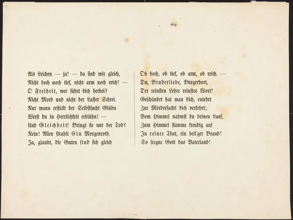 Auch ein Todtentanz: Text Page, by Alfred Rethel, 1849