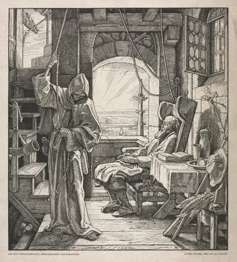 Dance of Death: Death as a Friend, by Alfred Rethel