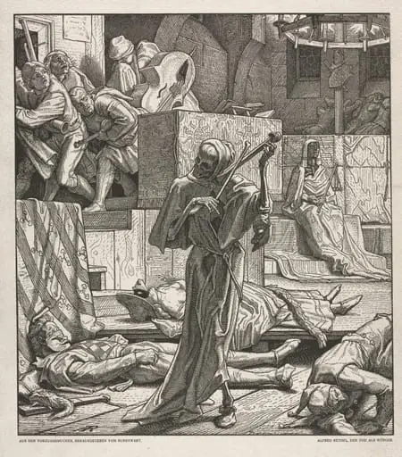Dance of Death: Death the Strangler, by Alfred Rethel
