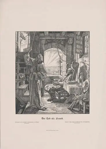 Der Tod als Erwürger (Death as a Strangler), by Alfred Rethel