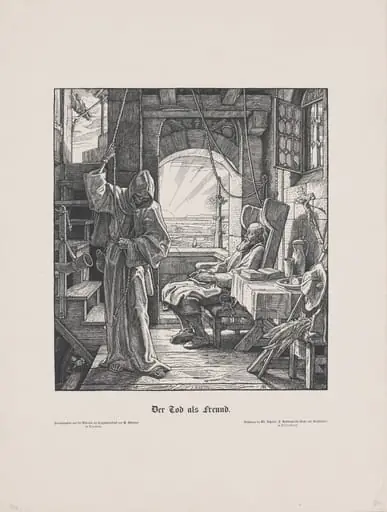 Der Tod als Freund (Death as a Friend), by Alfred Rethel