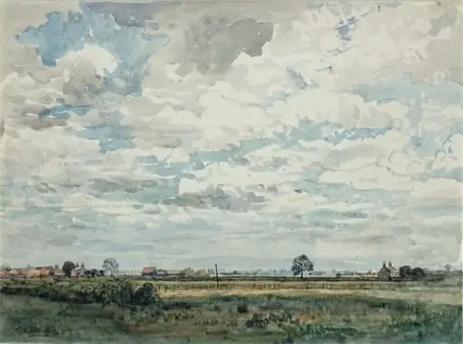 Near St. Ives, Huntingdonshire, by Alfred Rich