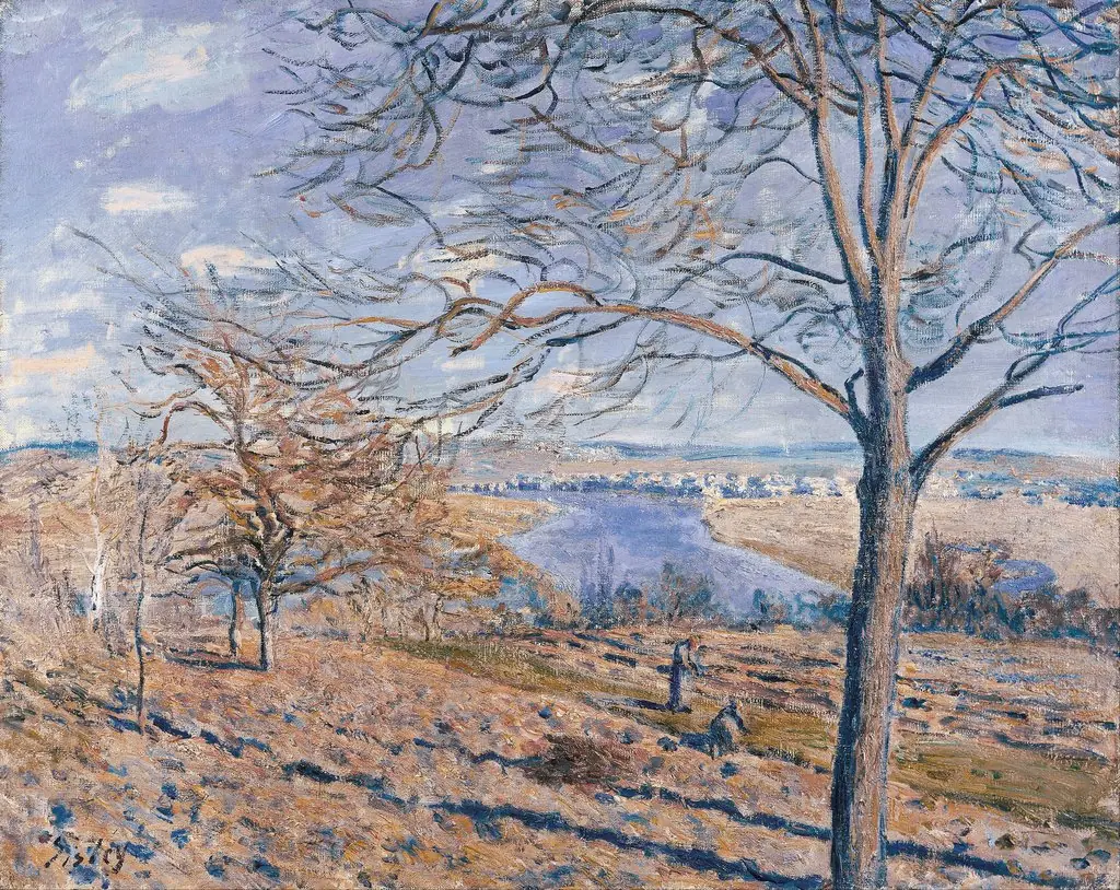 Banks of the Loing, Autumn Effect, by Alfred Sisley