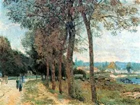 La Seine à Port-Marly, by Alfred Sisley