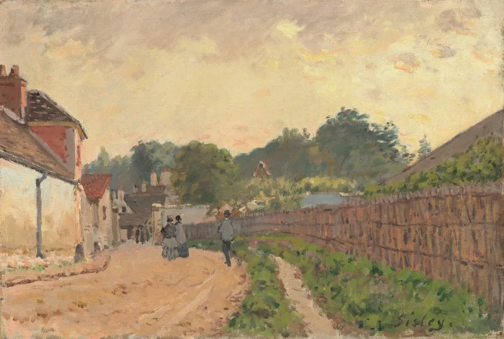 Marly-le-Roi, by Alfred Sisley, oil, 1875