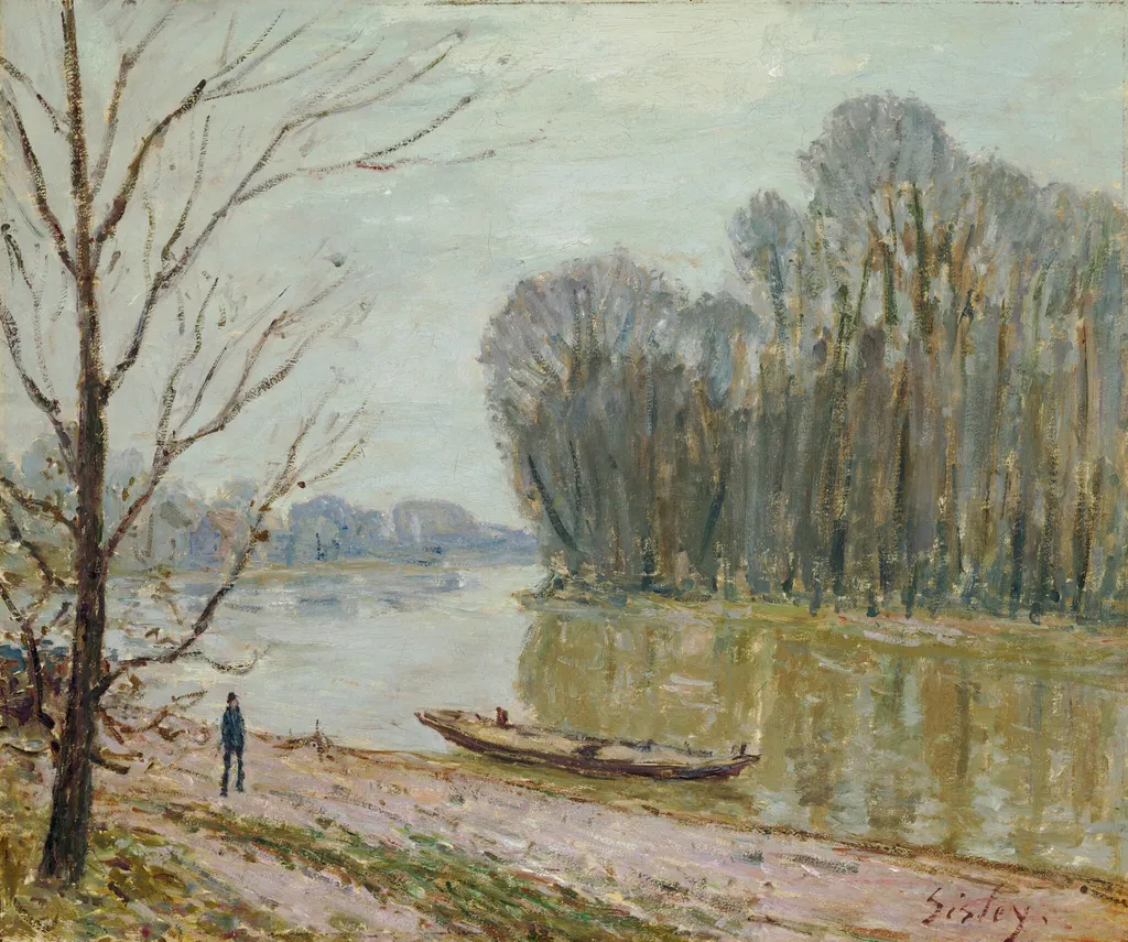 The Loire, by Alfred Sisley, oil, 1896