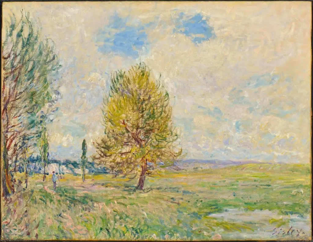The Plain at Veneux-Nadon, by Alfred Sisley