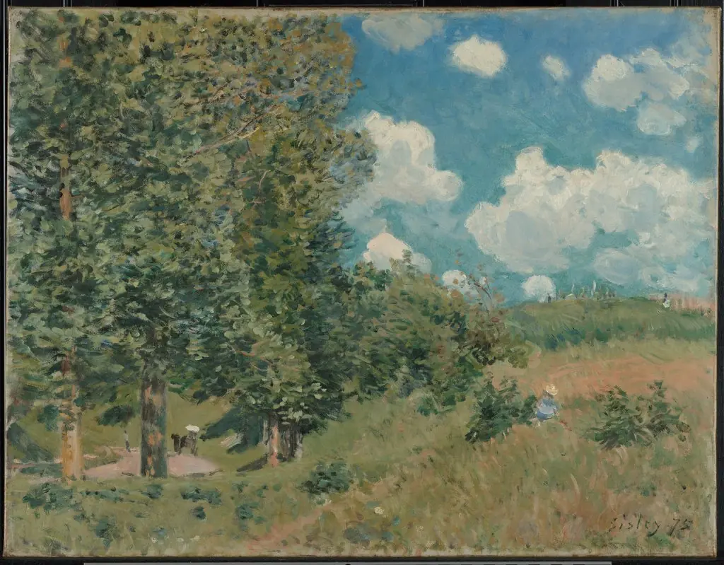 The Road from Versailles to Saint-Germain, by Alfred Sisley
