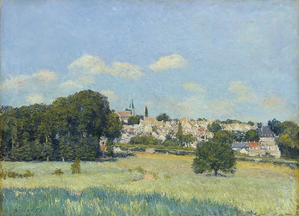Vue de Marly-le-Roi, effet de soleil, by Alfred Sisley, unspecified, 1888