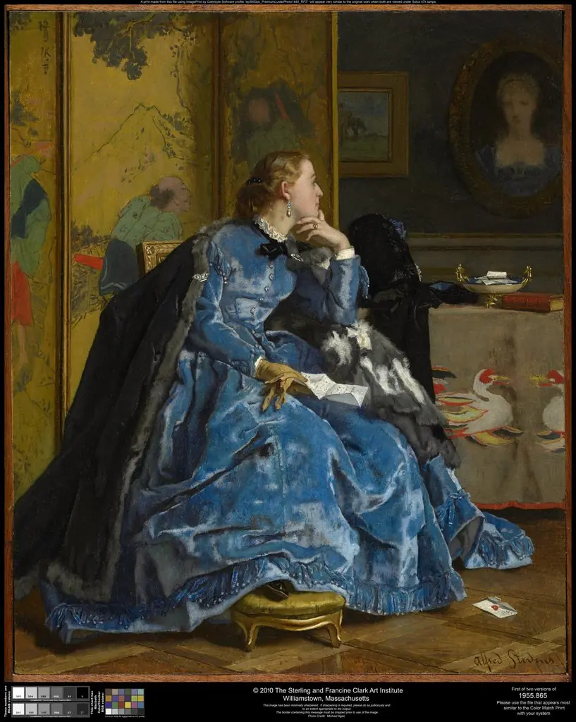 A Duchess (The Blue Dress), by Alfred Stevens