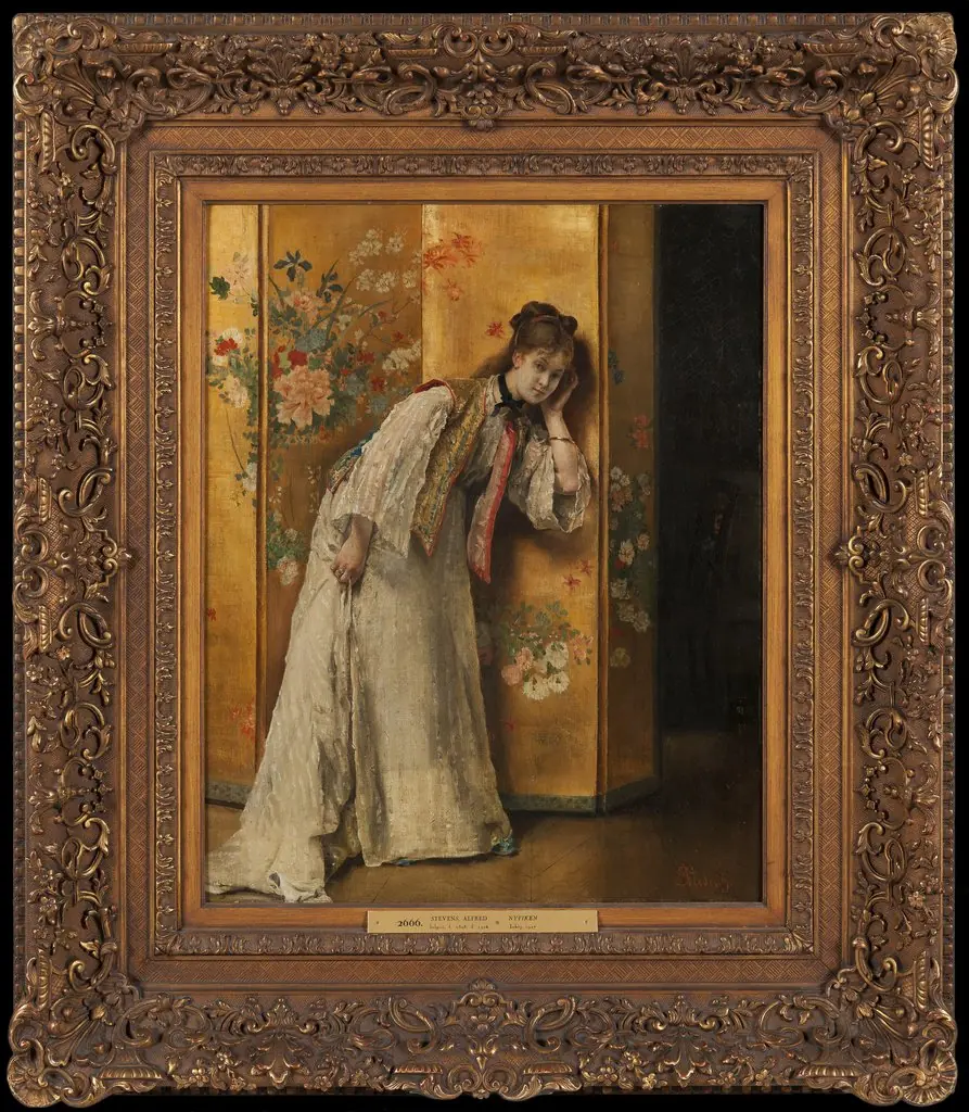 Curious, by Alfred Stevens