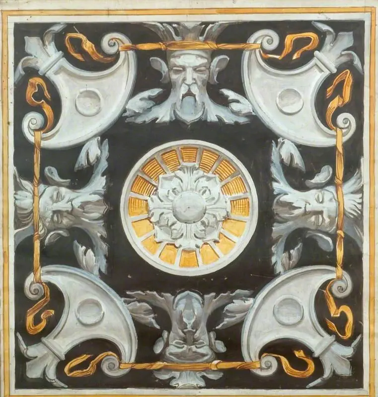 Design for a Decorative Panel, by Alfred Stevens