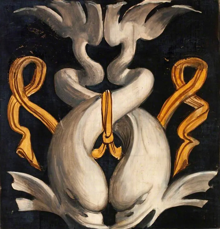 Design for a Decorative Panel, by Alfred Stevens