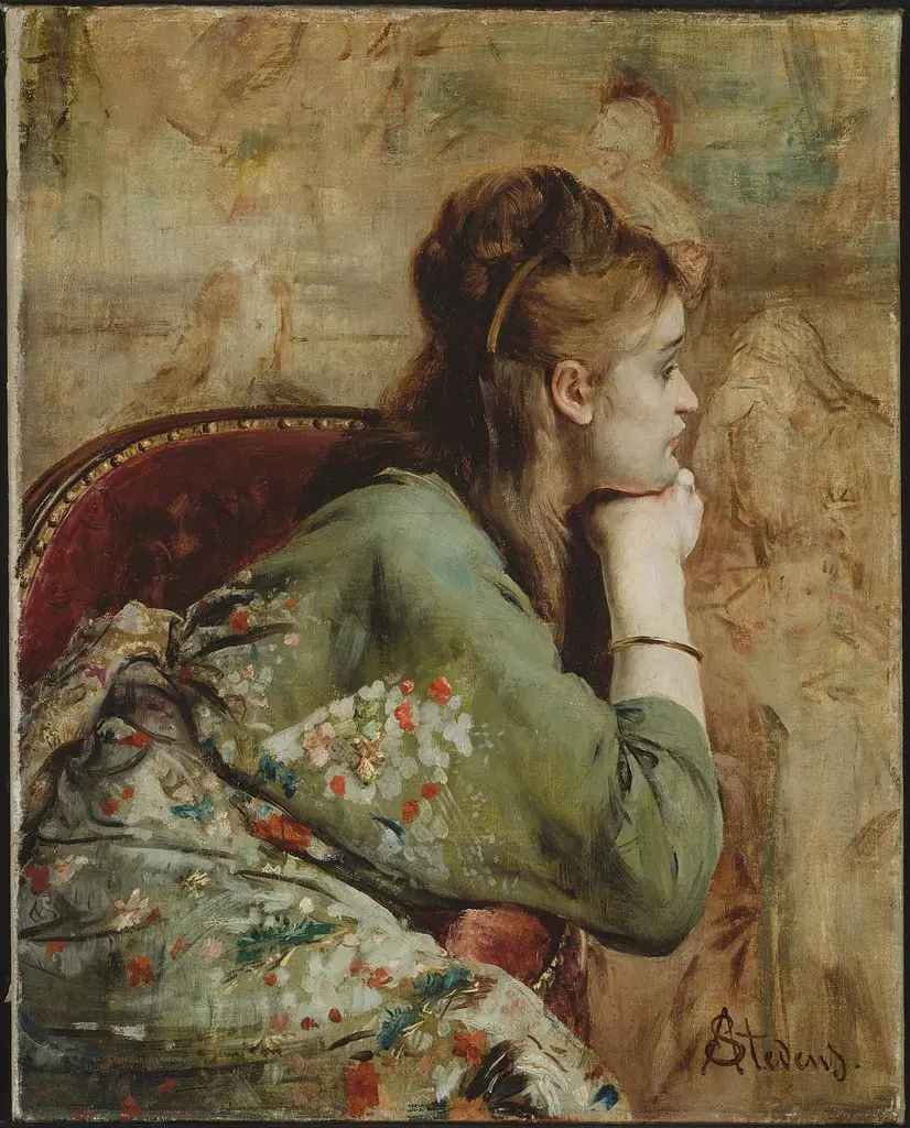 Meditation, by Alfred Stevens