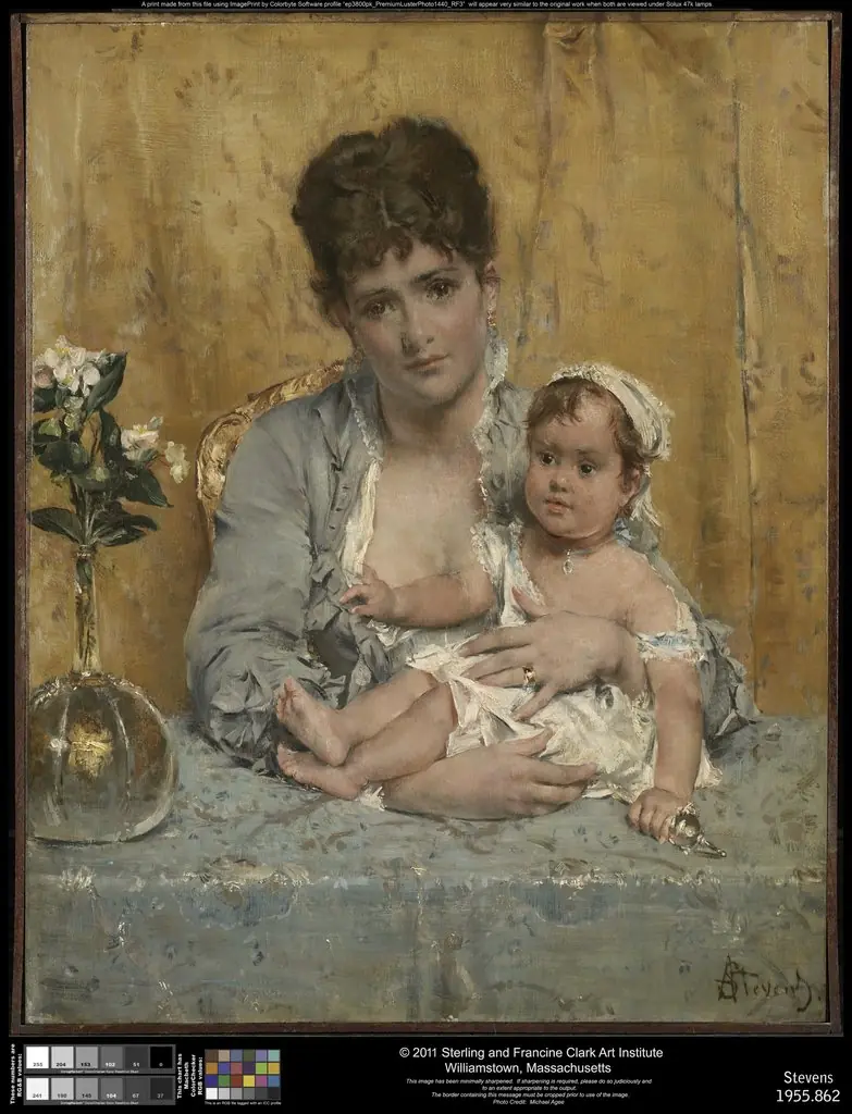 Mother and Child, by Alfred Stevens