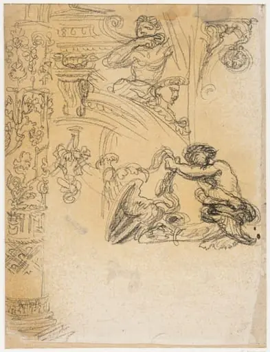 Studies by Alfred Stevens, by Alfred Stevens