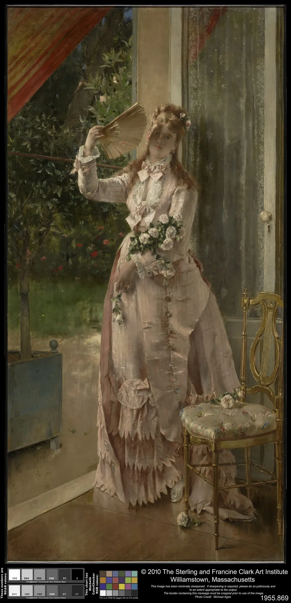 Summer, by Alfred Stevens, oil, 1889