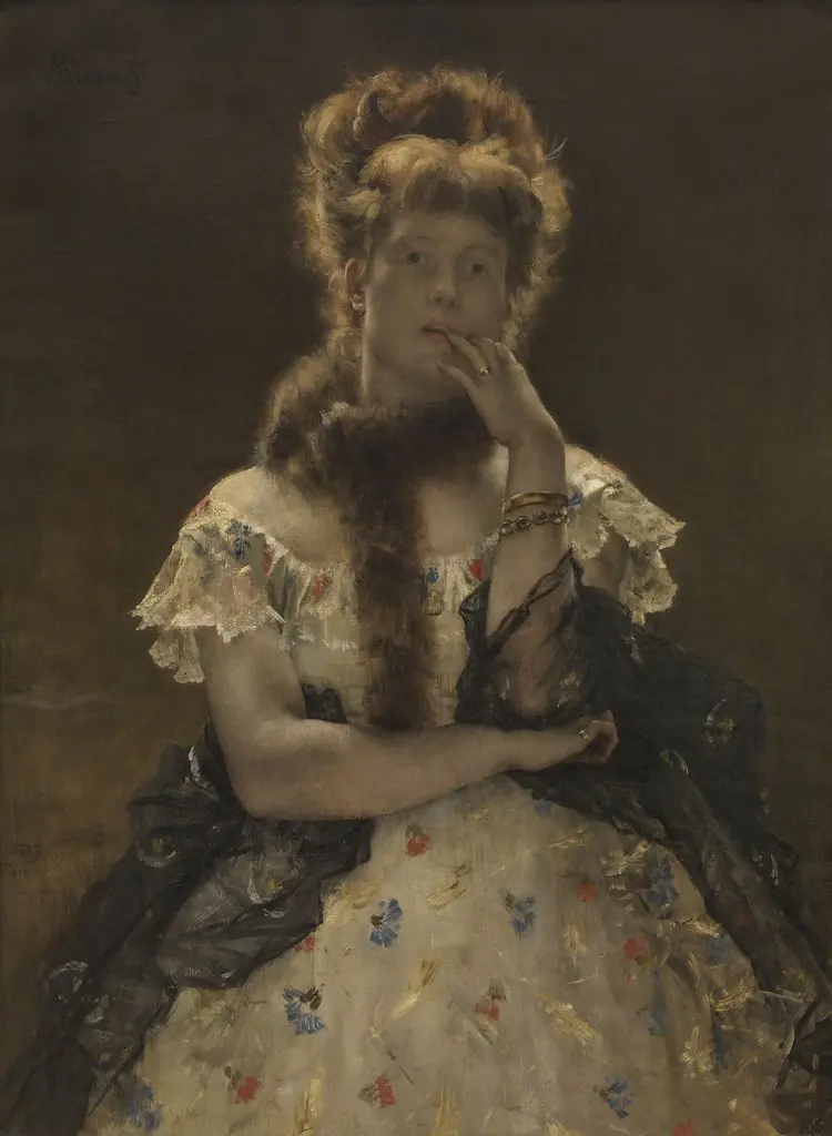 The Parisian Sphinx, by Alfred Stevens