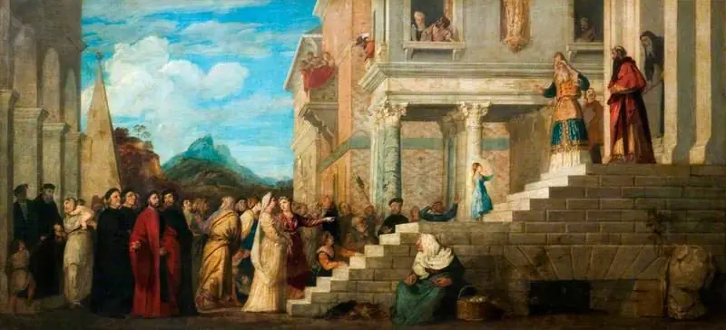 The Presentation of the Virgin in the Temple (after Titian), by Alfred Stevens