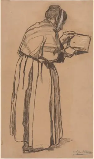 Woman Reading, by Alfred Stevens