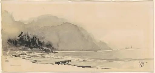 Boat on the Beach, by Alfred Thompson Bricher