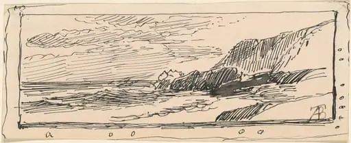 Rocky Coast, by Alfred Thompson Bricher