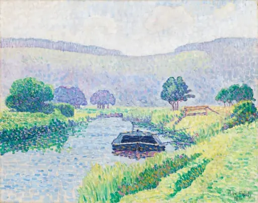 Amberleyn jokilaakso (Arunjoki), by Alfred William Finch