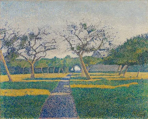 Hedelmäpuutarha La Louvièrestä, by Alfred William Finch