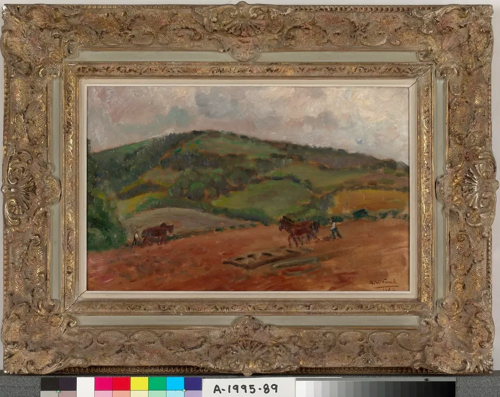 Peltotöitä, by Alfred William Finch, unspecified