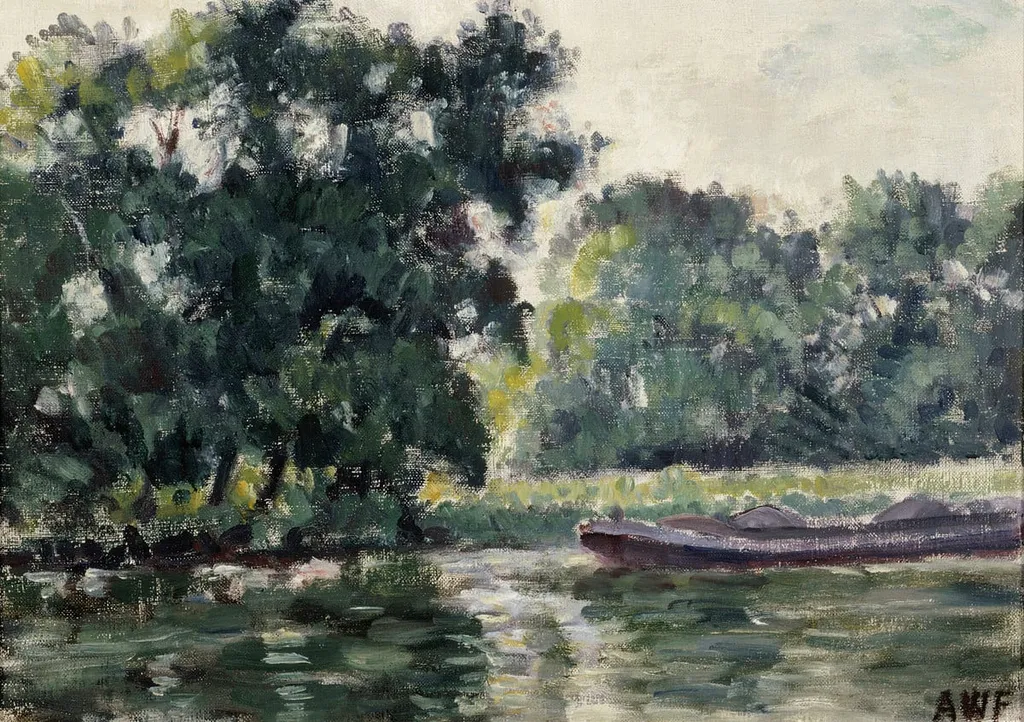 Richmond, jokimaisema, by Alfred William Finch, unspecified