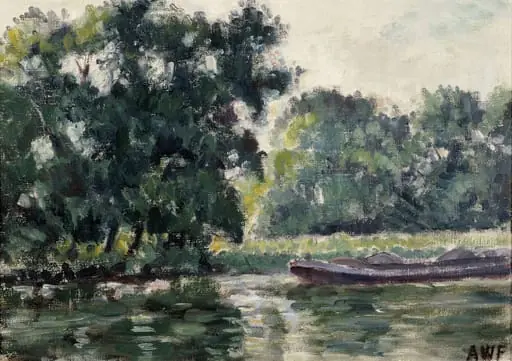 Richmond, jokimaisema, by Alfred William Finch