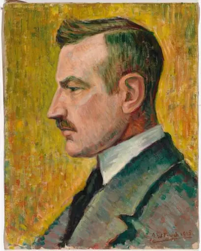 Taiteilija Magnus Enckellin muotokuva, by Alfred William Finch