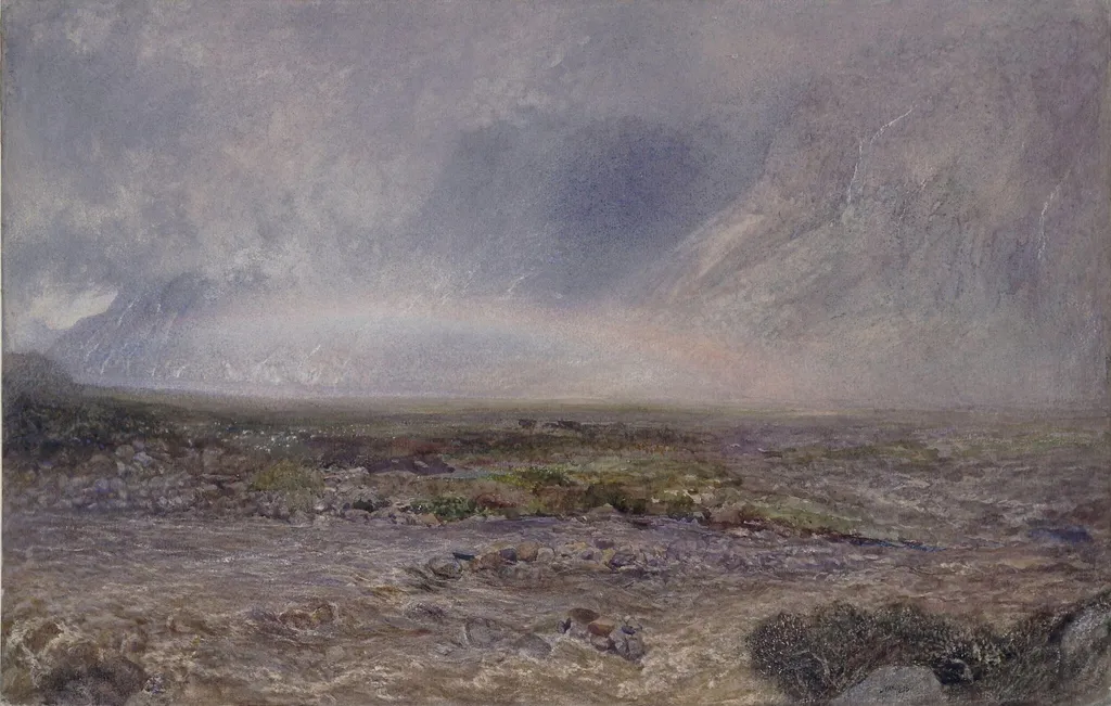 Loch Maree, by Alfred William Hunt, watercolor, 1876