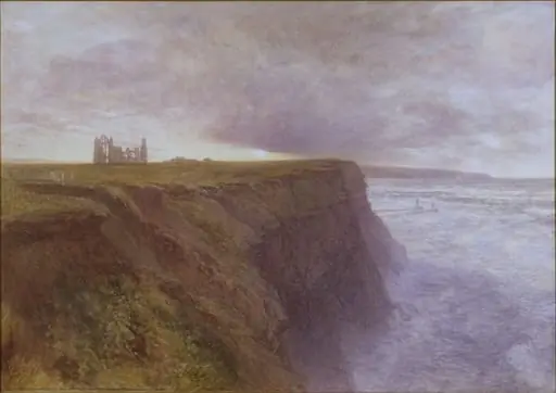 Wind of the Eastern Sea: View of Whitby Abbey, by Alfred William Hunt