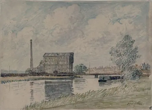 A Mill on the Ouse, Huntingdonshire, by Alfred William Rich