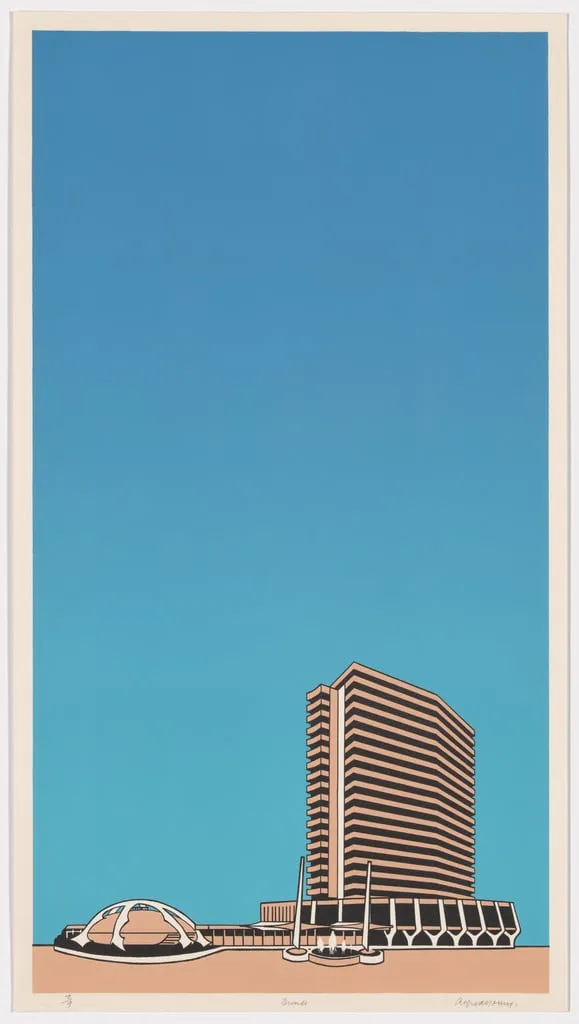 Untitled, by Alfred Young, ink, 1967