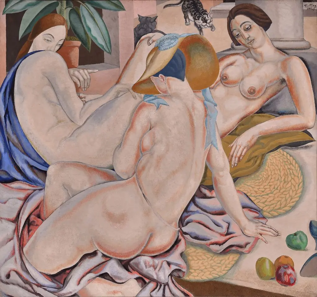 Indolent women, by Alfredo Guttero
