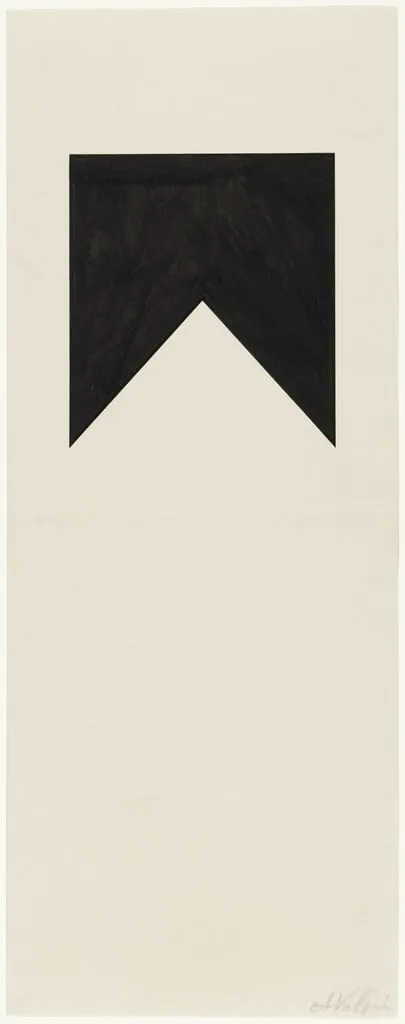 Untitled, by Alfredo Volpi, gouache, 1957