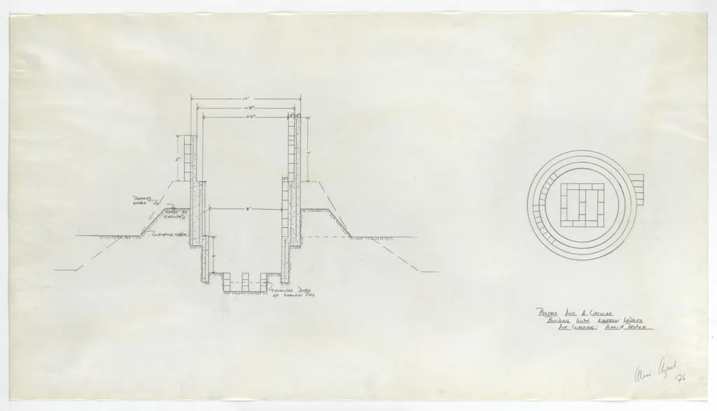 Untitled, by Alice Aycock, graphite, 1976