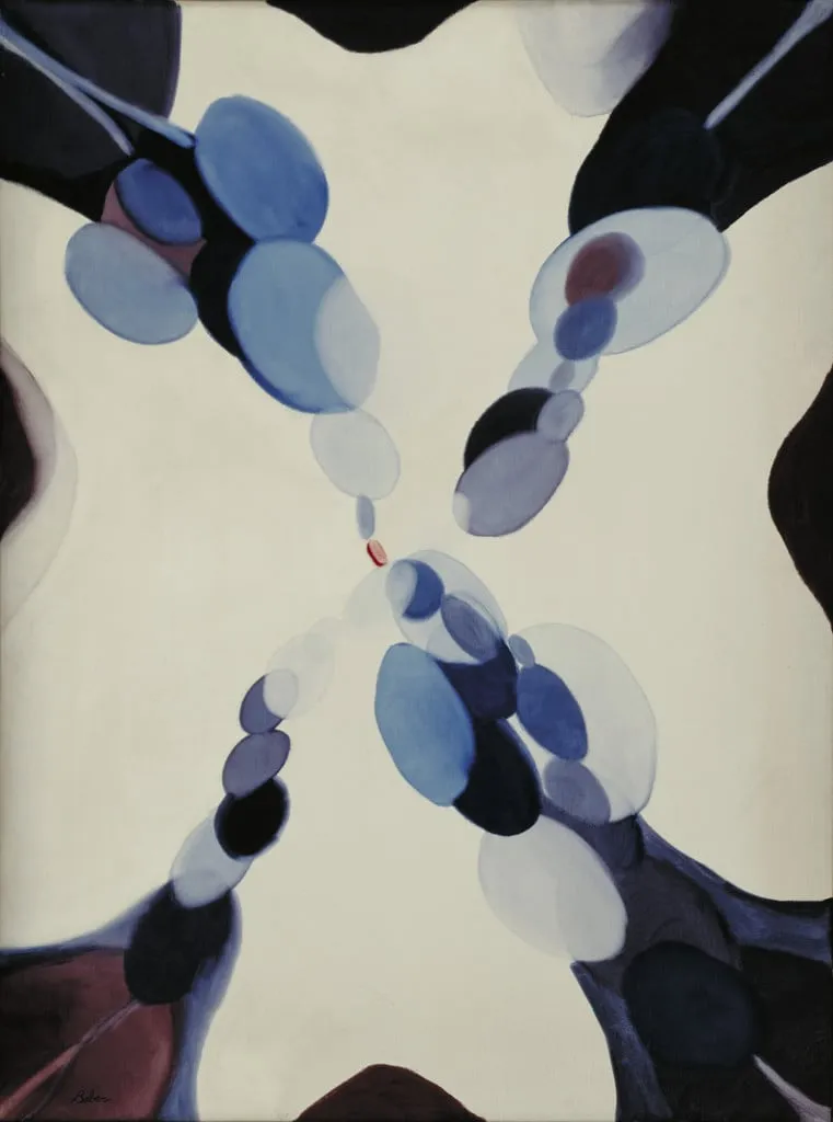 Untitled, by Alice Baber, oil, 1960