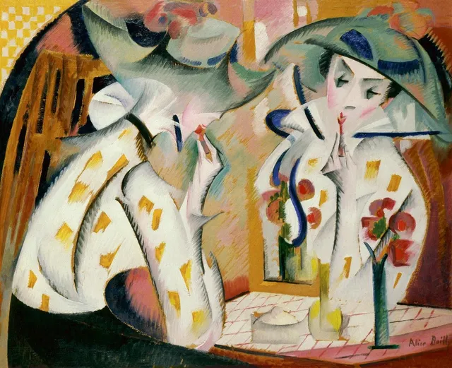 Femme au miroir — Alice Bailly