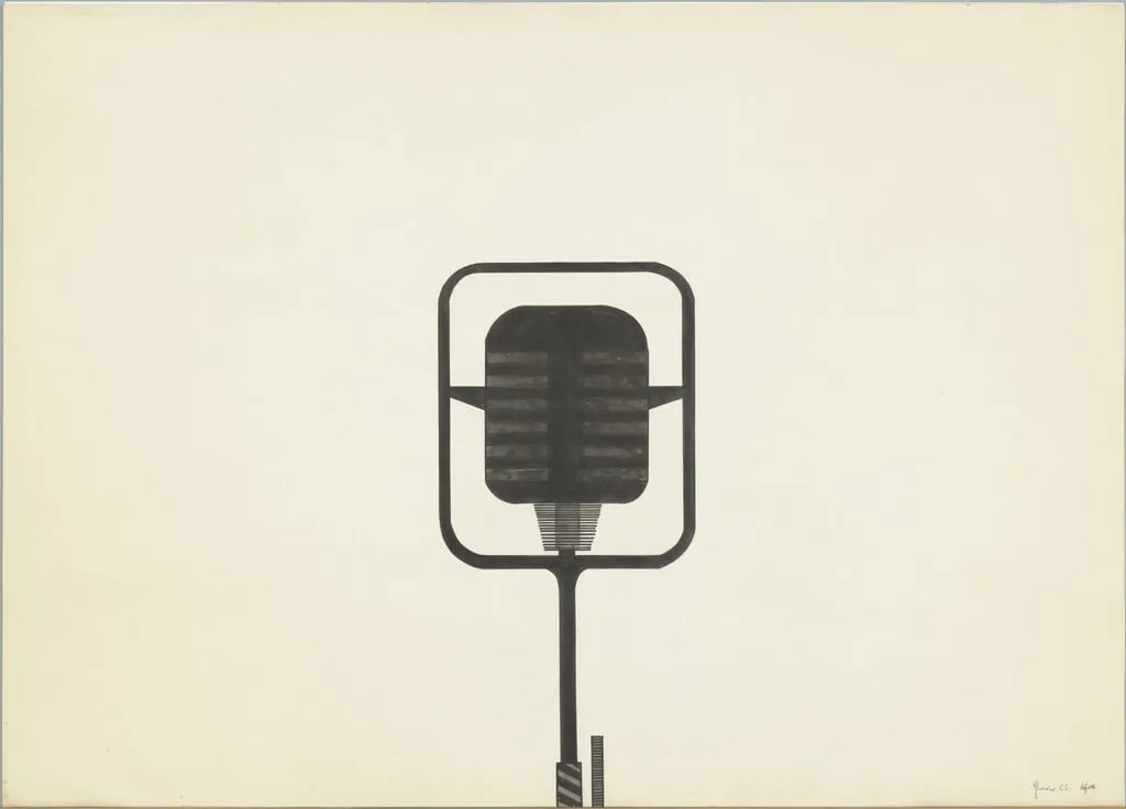 Untitled, by Alighiero Boetti, graphite, 1965