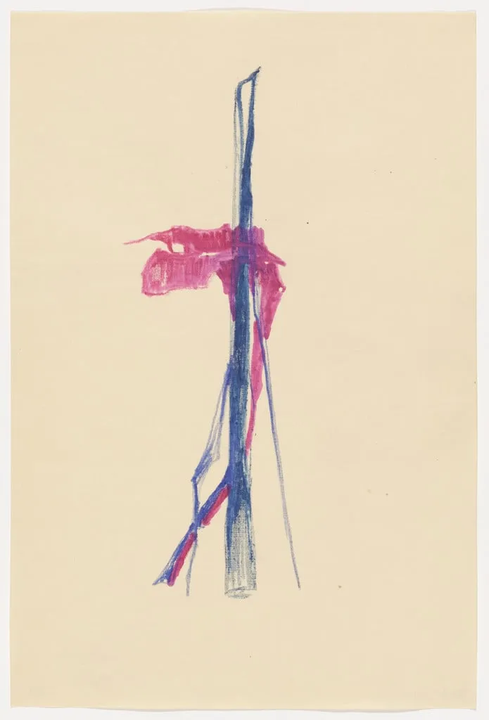 Untitled, by Alina Szapocznikow, crayon, 1960