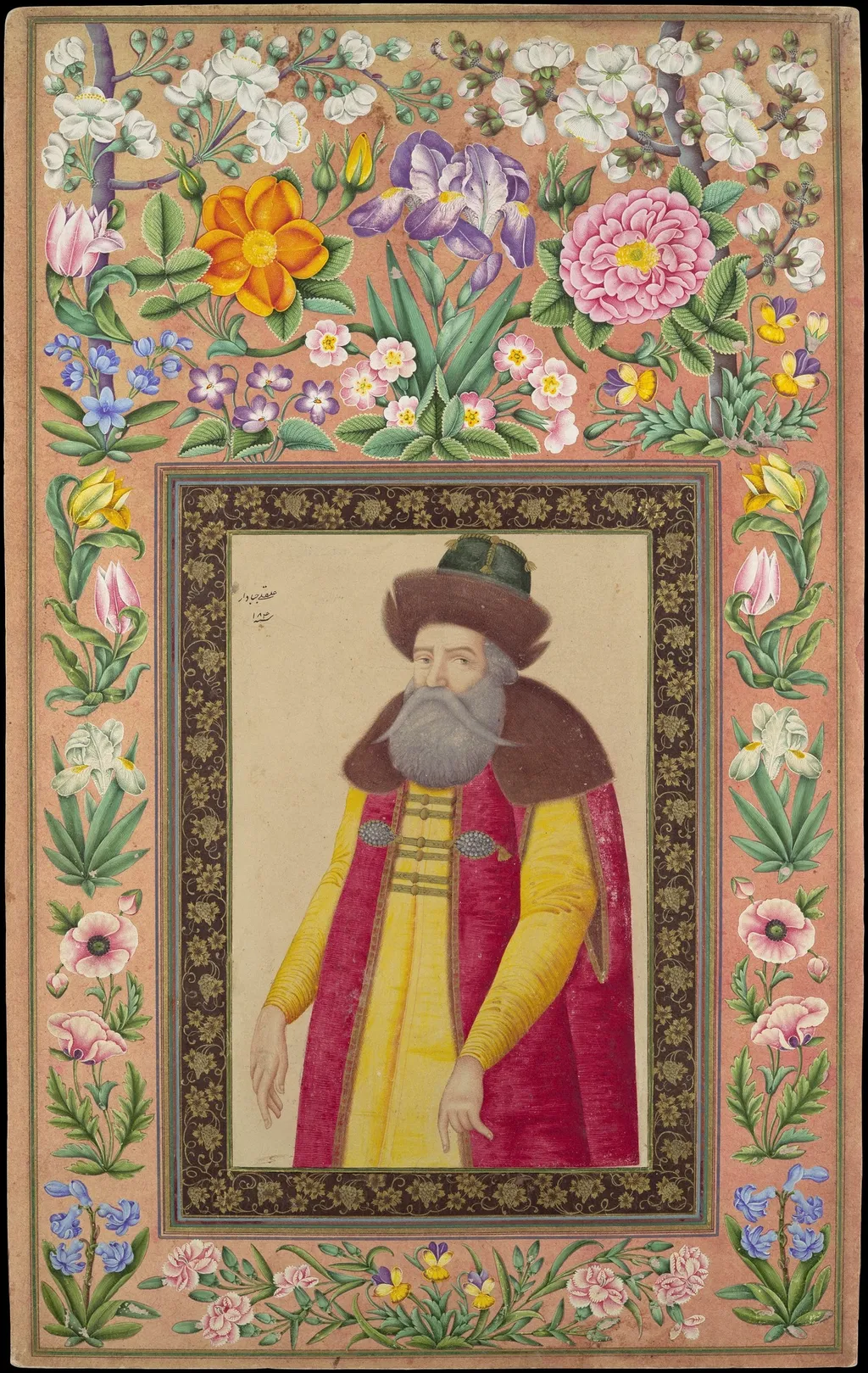 Portrait of the Russian Ambassador, Prince Andrey Priklonskiy, by 'Aliquli Jabbadar, unspecified