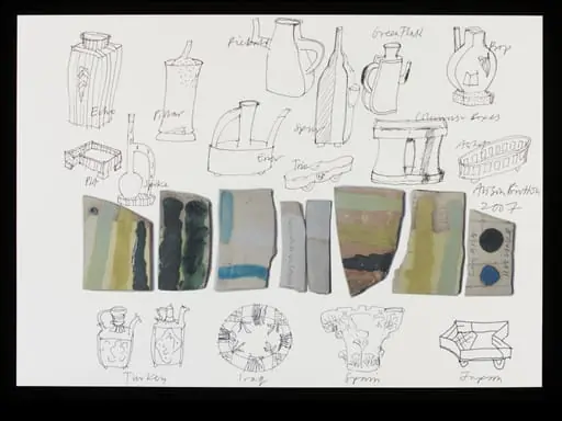 Contribution to V&A's 150th anniversary album, by Alison Britton